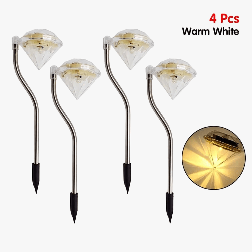 Lampe solaire LED Diamant Glow | Marco Lucetti