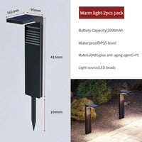 Lampe solaire LED pour jardin Villa - Éclairage extérieur résistant à l'eau IP55 | Marco Lucetti 2 pièces lumière chaude