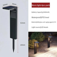 Lampe solaire LED pour jardin Villa - Éclairage extérieur résistant à l'eau IP55 | Marco Lucetti 4 pièces lumière chaude