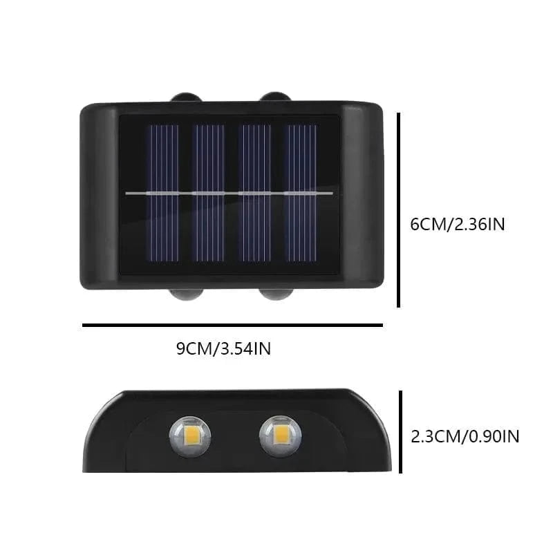 Lampe Solaire - Solaris | Marco Lucetti 4LED solar wall lamp