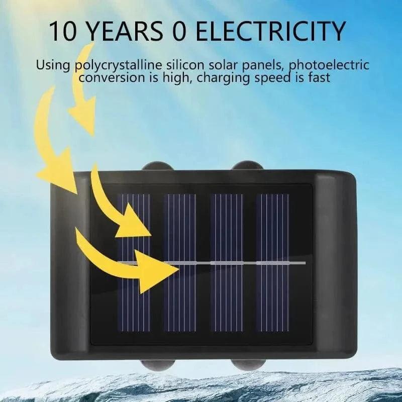 Lampe Solaire - Solaris | Marco Lucetti 4LED solar wall lamp