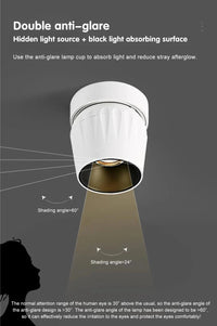 Lampe Spot LED Pliable Dimmable COB 15W - Éclairage Intérieur Design | Marco Lucetti