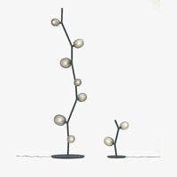 Lampe sur pied de verre de lierre au Design nordique et créatif | Marco Lucetti