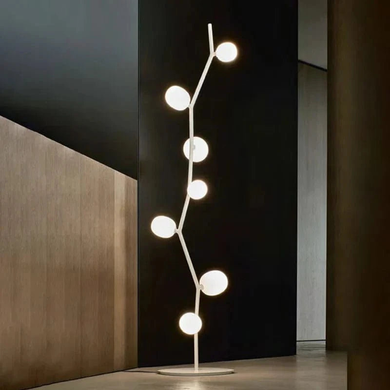 Lampe sur pied de verre de lierre au Design nordique et créatif | Marco Lucetti