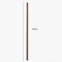 Lampe sur pied en bois massif - Design nordique minimaliste | Marco Lucetti