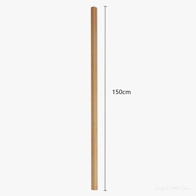 Lampe sur pied en bois massif - Design nordique minimaliste | Marco Lucetti