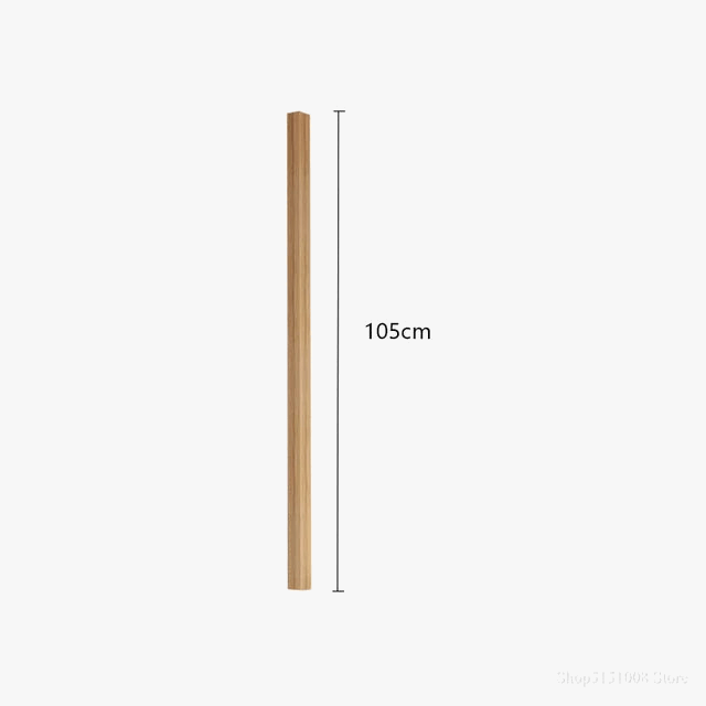 Lampe sur pied en bois massif - Design nordique minimaliste | Marco Lucetti