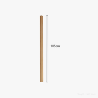 Lampe sur pied en bois massif - Design nordique minimaliste | Marco Lucetti