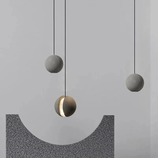 Lampe Suspendue au Design Nordique "Lune et Planète" | Marco Lucetti