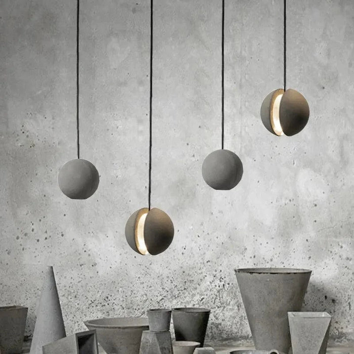 Lampe Suspendue au Design Nordique "Lune et Planète" | Marco Lucetti