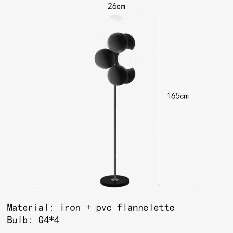 Lampe suspendue design avec cordon réglable en PVC et ampoule en verre