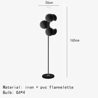 Lampe suspendue design avec cordon réglable en PVC et ampoule en verre
