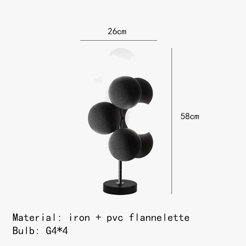 Lampe suspendue design avec cordon réglable en PVC et ampoule en verre