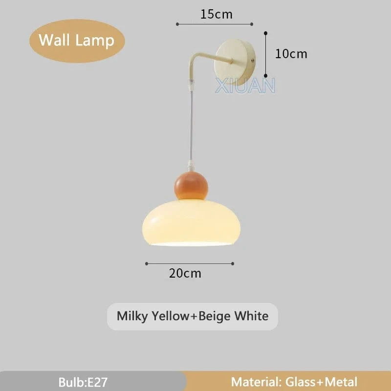 Lampe Suspendue Bauhaus en Verre Art Français LED | Marco Lucetti Appliqué / Lumière blanche