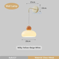 Lampe Suspendue Bauhaus en Verre Art Français LED | Marco Lucetti Appliqué / Lumière blanche