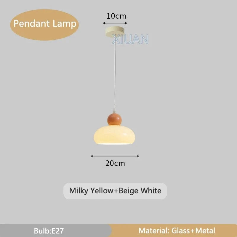 Lampe Suspendue Bauhaus en Verre Art Français LED | Marco Lucetti Lampe à suspension / Lumière blanche