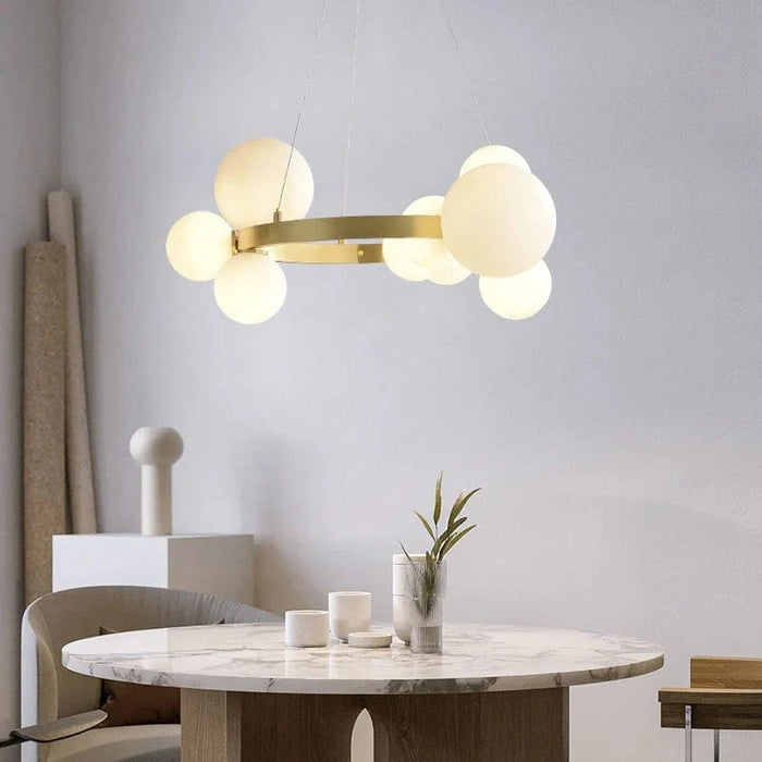 Lampe Suspendue Boule de Verre Clair avec Cordon Réglable et Emballage Sécurisé | Marco Lucetti