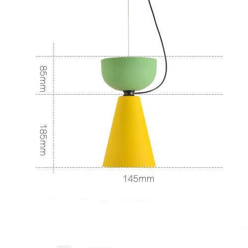Lampe suspendue colorée Loft Letter | Marco Lucetti A