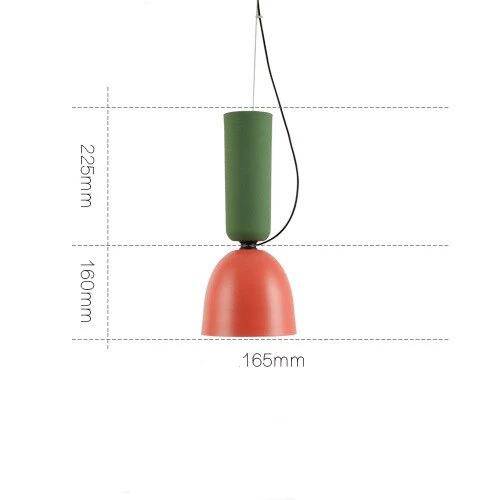 Lampe suspendue colorée Loft Letter | Marco Lucetti B