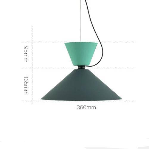 Lampe suspendue colorée Loft Letter | Marco Lucetti C