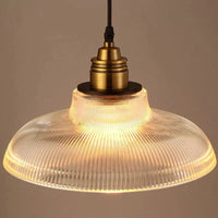 Lampe suspendue Creative Vintage à Rayures pour pot de verre lumières E27 LED. | Marco Lucetti