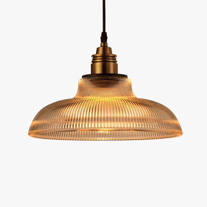 Lampe suspendue Creative Vintage à Rayures pour pot de verre lumières E27 LED. | Marco Lucetti
