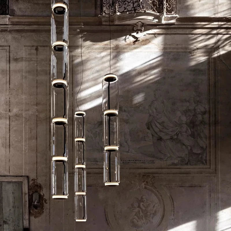 Lampe suspendue design italien LED transparente | Marco Lucetti