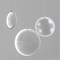 Lampe Suspendue Nordique Moderne en Verre Circulaire Décoratif