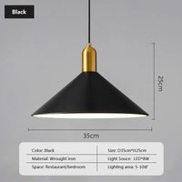 Lampe suspendue en fer pour une déco moderne. | Marco Lucetti Noir / Blanc froid