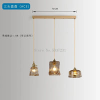 Lampe suspendue en laiton et verre LED de style nordique japonais. | Marco Lucetti AS
