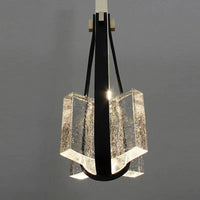 Lampe Suspendue en Résine et Cuir Artificiel Style Moderne - Réglable en Hauteur | Marco Lucetti