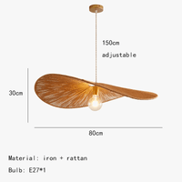 Lampe Suspendue en Rotin Tissé - Style Sud-Est Asiatique Authentic | Marco Lucetti