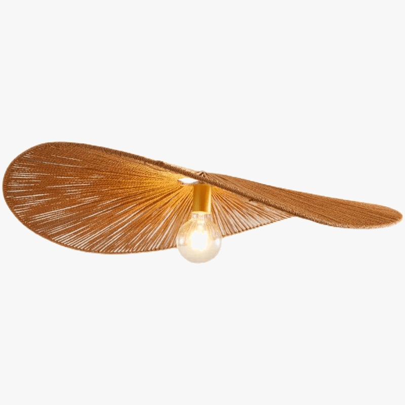 Lampe Suspendue en Rotin Tissé - Style Sud-Est Asiatique Authentic | Marco Lucetti