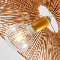 Lampe Suspendue en Rotin Tissé - Style Sud-Est Asiatique Authentic | Marco Lucetti