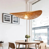 Lampe Suspendue en Rotin Tissé - Style Sud-Est Asiatique Authentic | Marco Lucetti