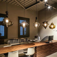 Lampe suspendue en verre design moderne pour bars et cafés - Éclairage haut de gamme | Marco Lucetti