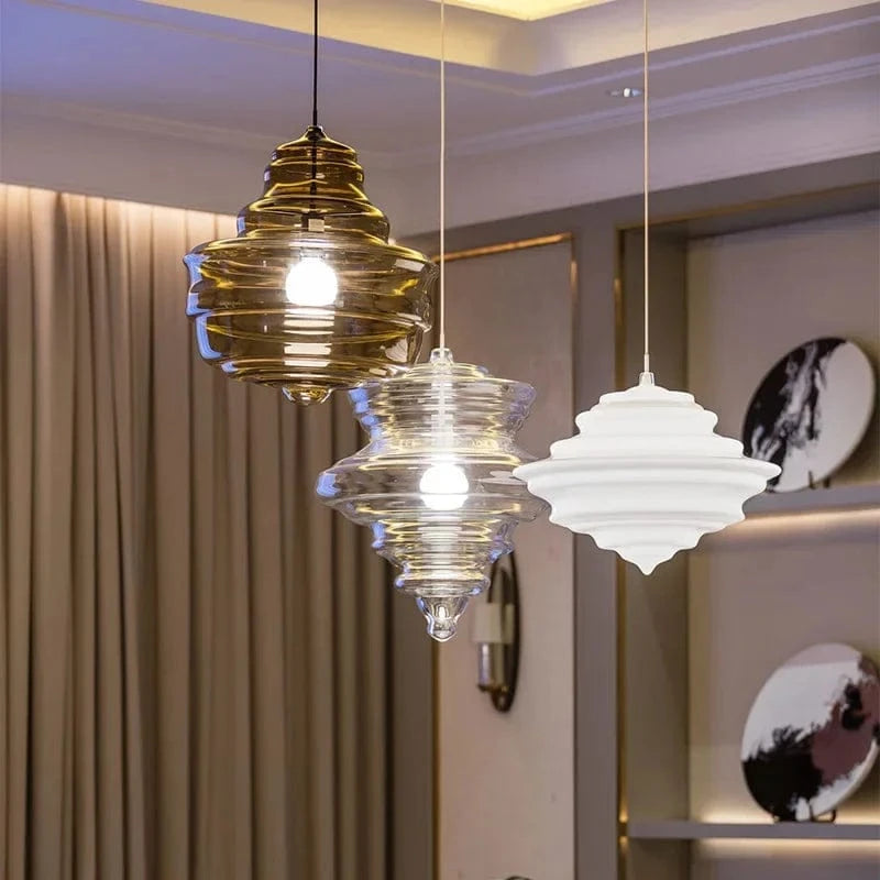 Lampe suspendue en verre design moderne pour bars et cafés - Éclairage haut de gamme | Marco Lucetti