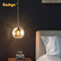 Lampe suspendue en verre design moderne pour loft - Éclairage élégant et contemporain | Marco Lucetti