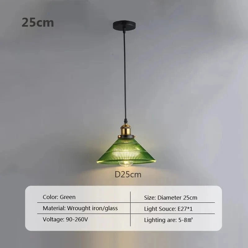 Lampe suspendue en verre design nordique - Luminor Scandinave | Marco Lucetti PL023G006 25cm / Blanc chaud