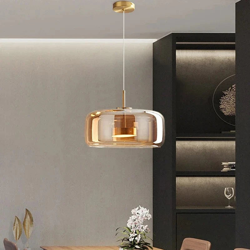 Lampe suspendue en verre LED de luxe au style nordique moderne | Marco Lucetti