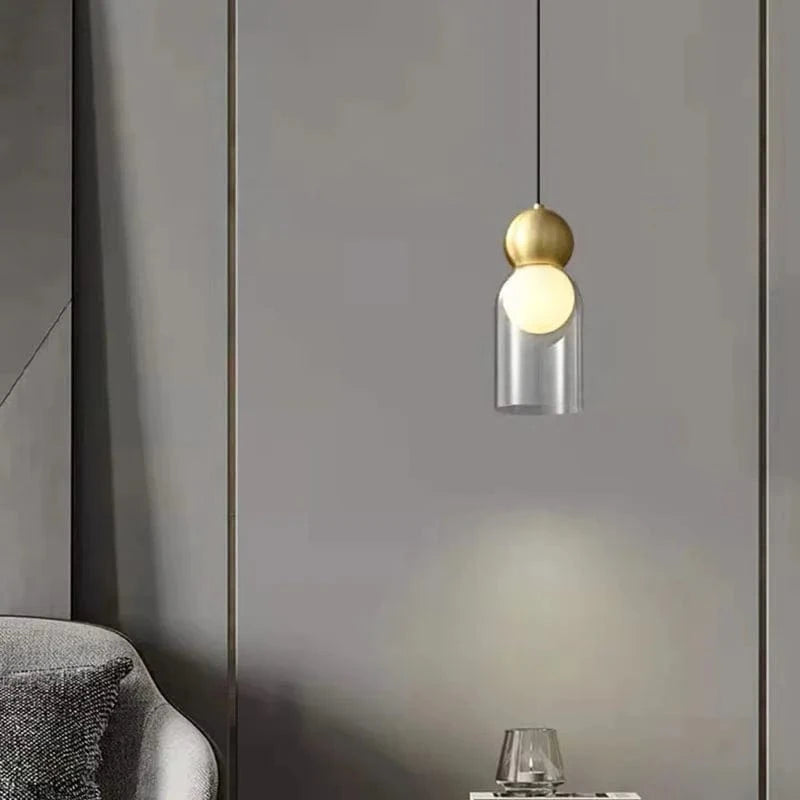 Lampe Suspendue en Verre Moderne pour Décoration Intérieure - Livraison Directe et Réglable | Marco Lucetti