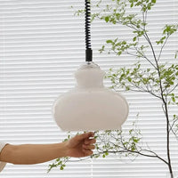 Lampe suspendue en verre style médiéval pour ambiance bistrot | Marco Lucetti C-Blanc / 5W / Lumière chaude