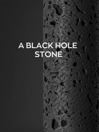 Lampe suspendue exclusive en pierre avec trou noir - Parfaite pour bar ou studio | Marco Lucetti