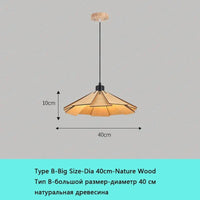 Lampe suspendue LED bois Wabi-Sabi 2022 | Marco Lucetti B D40cm Bois naturel / Lumière chaude