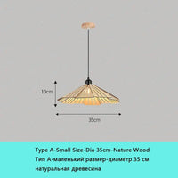 Lampe suspendue LED bois Wabi-Sabi 2022 | Marco Lucetti Un bois Nature D35cm / Lumière chaude