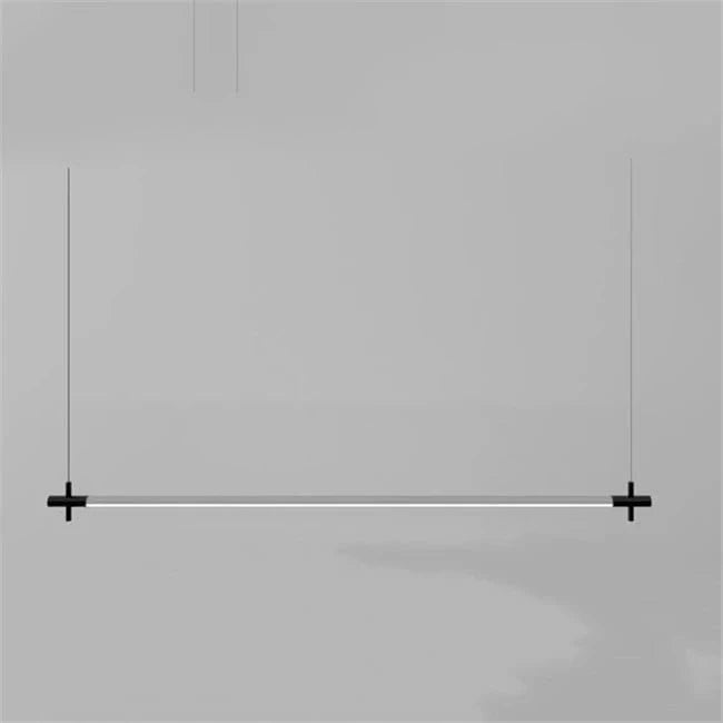Lampe Suspendue LED de Cuisine pour Salle à Manger Moderne | Marco Lucetti Blanc argenté / Longueur 120 cm / Lumière chaude