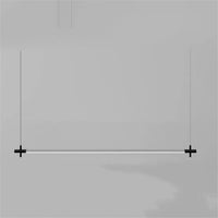 Lampe Suspendue LED de Cuisine pour Salle à Manger Moderne | Marco Lucetti Blanc argenté / Longueur 120 cm / Lumière chaude