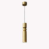 Lampe suspendue LED en laiton pour bar moderne - Livraison directe | Marco Lucetti