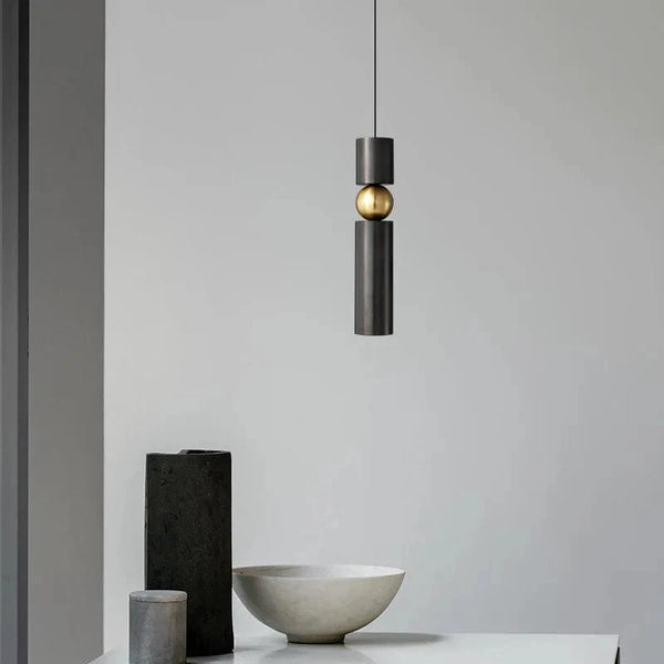 Lampe suspendue LED en laiton pour bar moderne - Livraison directe | Marco Lucetti