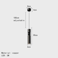 Lampe suspendue LED en laiton pour bar moderne - Livraison directe | Marco Lucetti UN / 3 modifiables